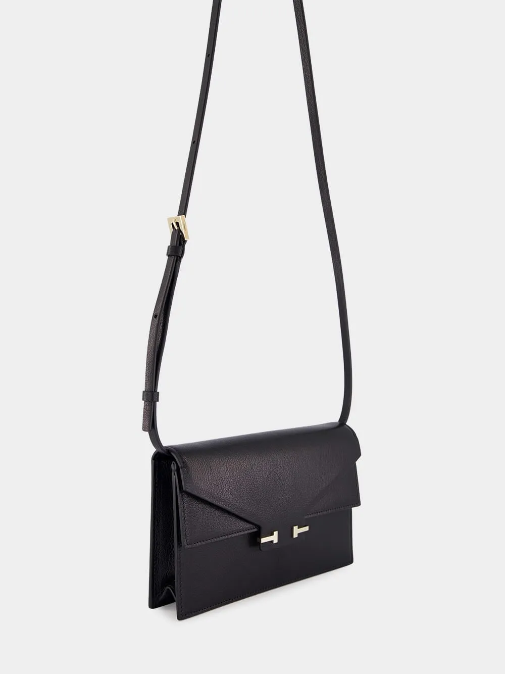 Black Aube Mini Bag in Supple Grain Leather sold by Fashion Clinic product image thumbnail 3