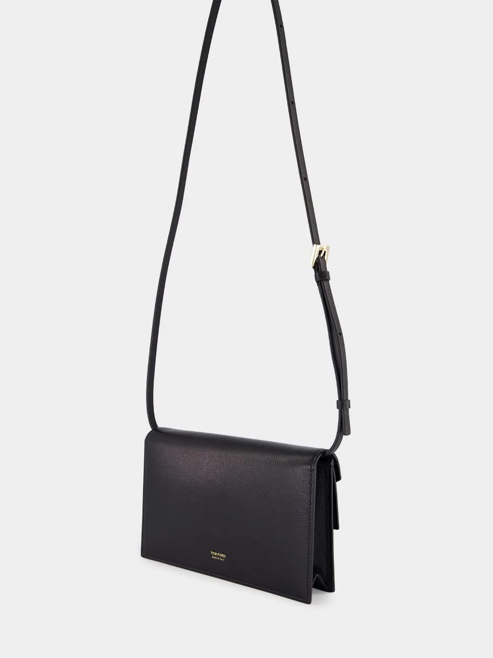 Black Aube Mini Bag in Supple Grain Leather sold by Fashion Clinic product image thumbnail 5
