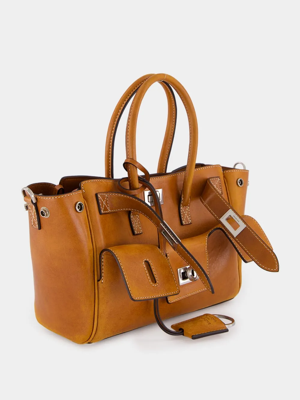 Bel Air Mini Carry All Bag in Tan sold by Fashion Clinic product image thumbnail 5