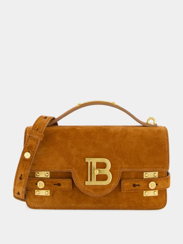 Suede B-Buzz 24 Shoulder Bag in Brown sold by Fashion Clinic