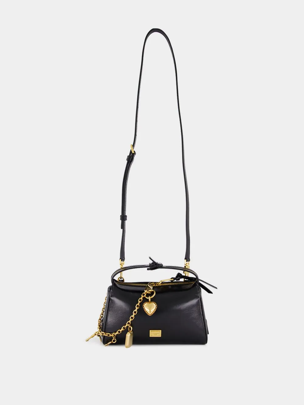 Vittoria Shoulder Bag with Charms in Black sold by Fashion Clinic product image thumbnail 3