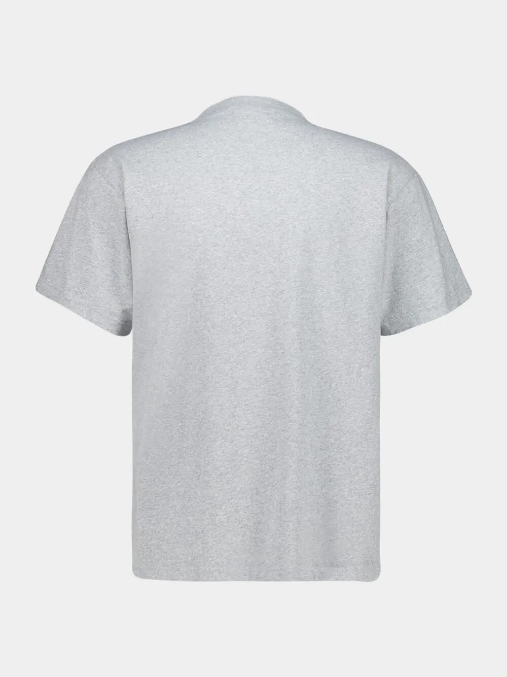 Grey Standard Fit Cotton T-Shirt sold by Fashion Clinic product image thumbnail 2