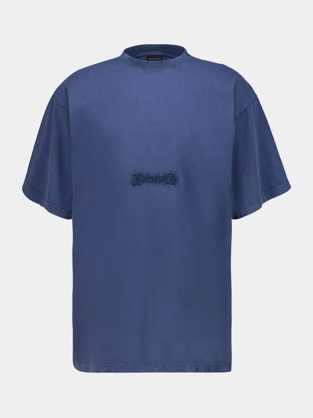 Blue Twisted Cotton T-Shirt sold by Fashion Clinic