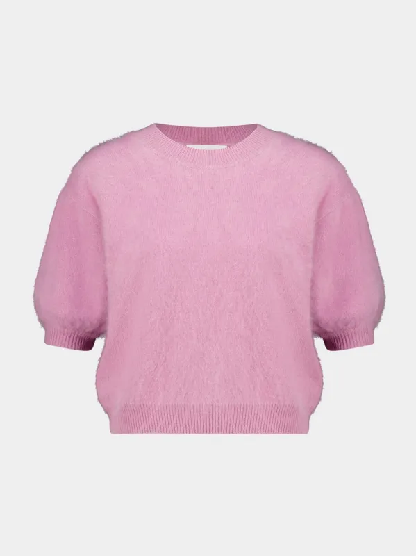 Pink Juniper Brushed Cashmere Sweater sold by Fashion Clinic