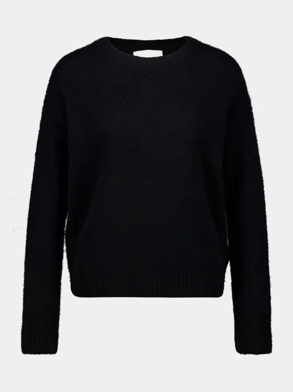 Black Lova Silk Cashmere Sweater sold by Fashion Clinic