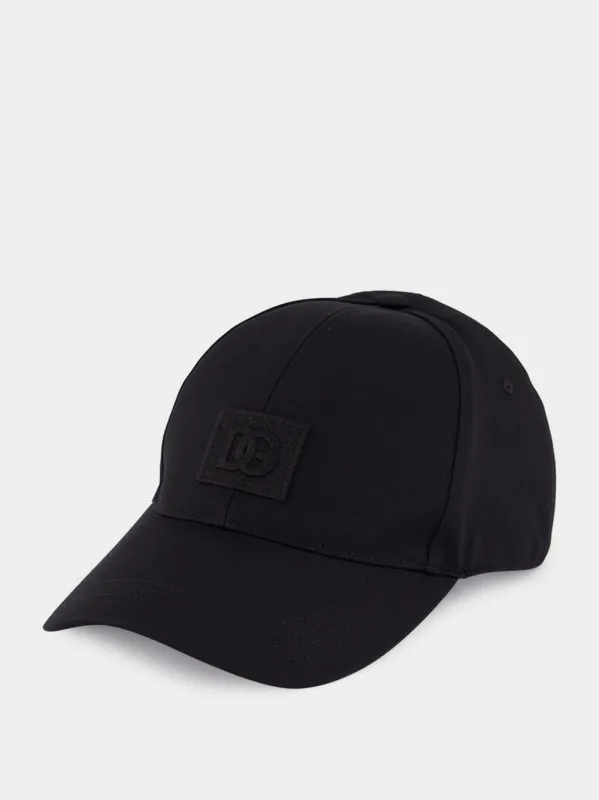 Black Drill Baseball Cap sold by Fashion Clinic