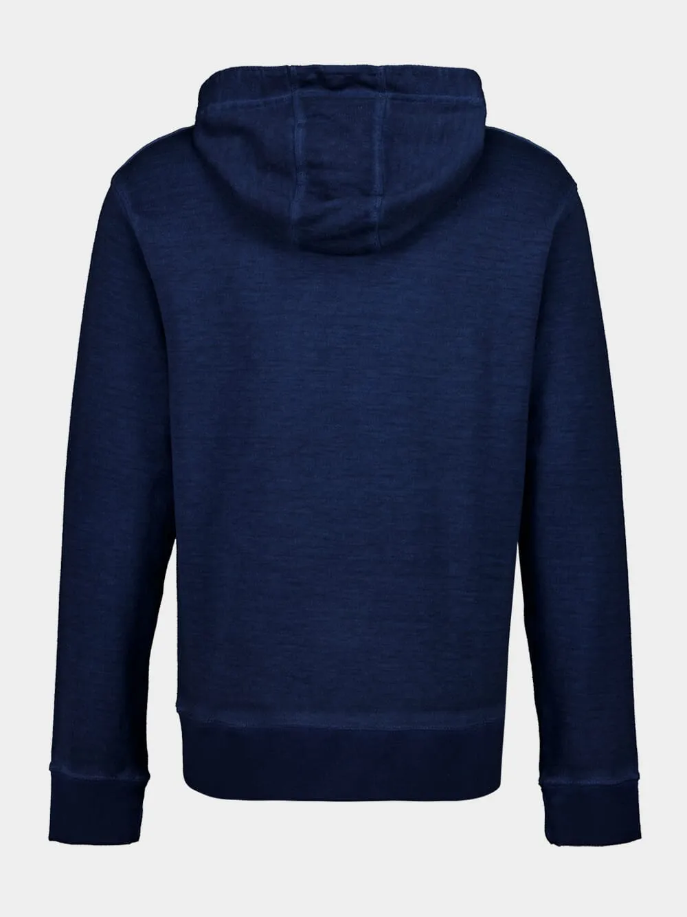 Navy Blue Hooded Sweatshirt sold by Fashion Clinic product image thumbnail 2