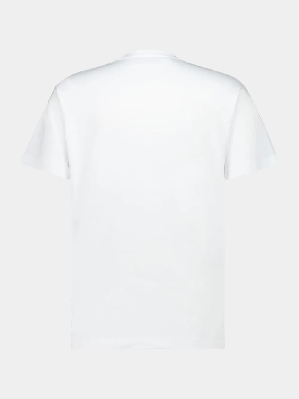 White Cotton Jersey T-shirt with Web and Horsebit Embroidery sold by Fashion Clinic product image thumbnail 2