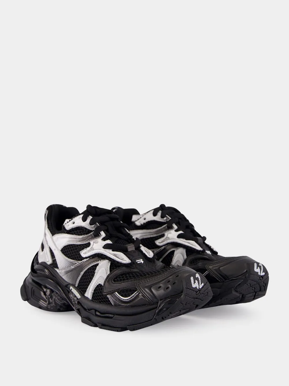 Black Runner 2 Gradient Sneakers sold by Fashion Clinic product image thumbnail 3