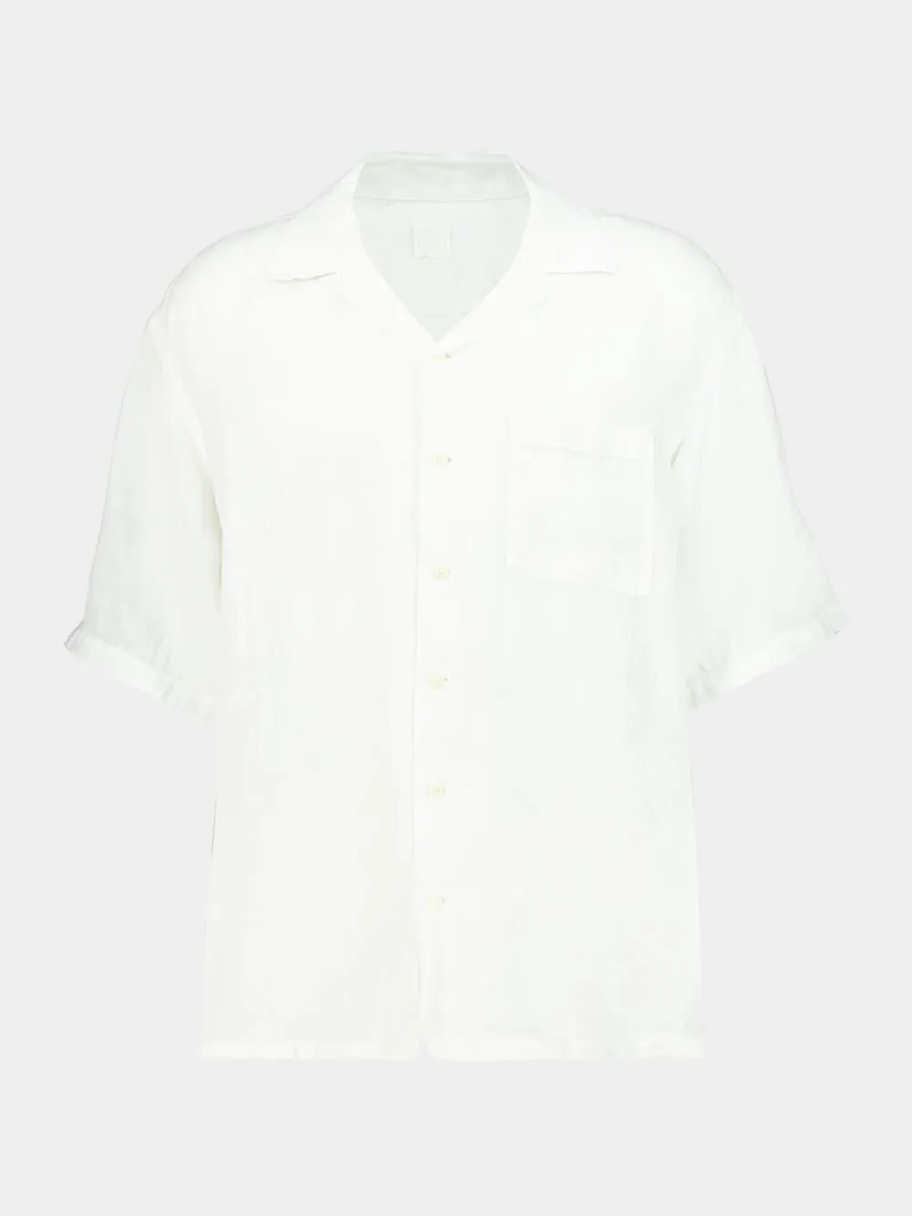 Butter Short-Sleeve Linen Shirt sold by Fashion Clinic