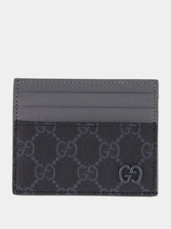 Grey Trim GG Supreme Card Holder sold by Fashion Clinic