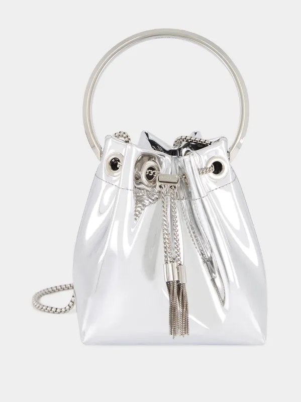 Silver Bon Bon Mirror Mini Bag sold by Fashion Clinic