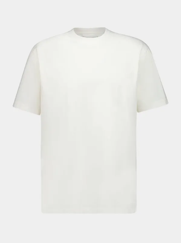 Chalk White Regular Fit T-Shirt sold by Fashion Clinic