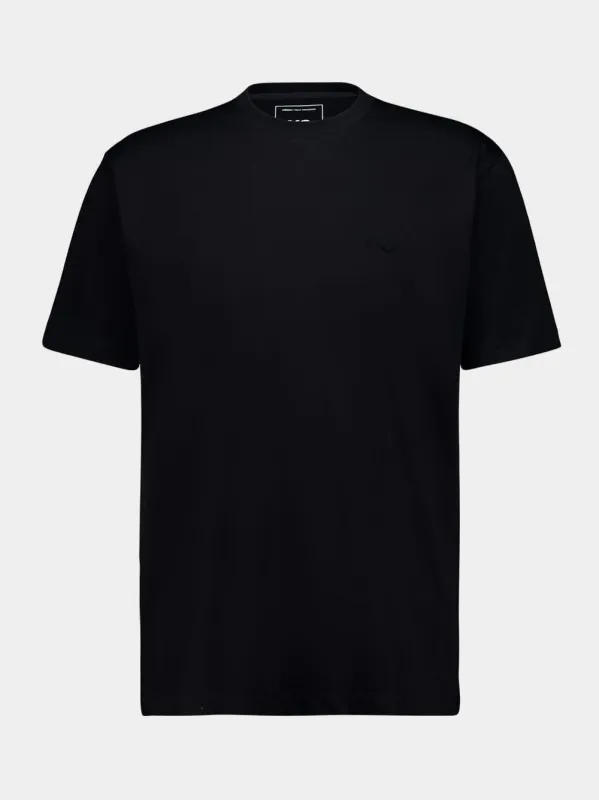 Black Regular Fit T-Shirt sold by Fashion Clinic