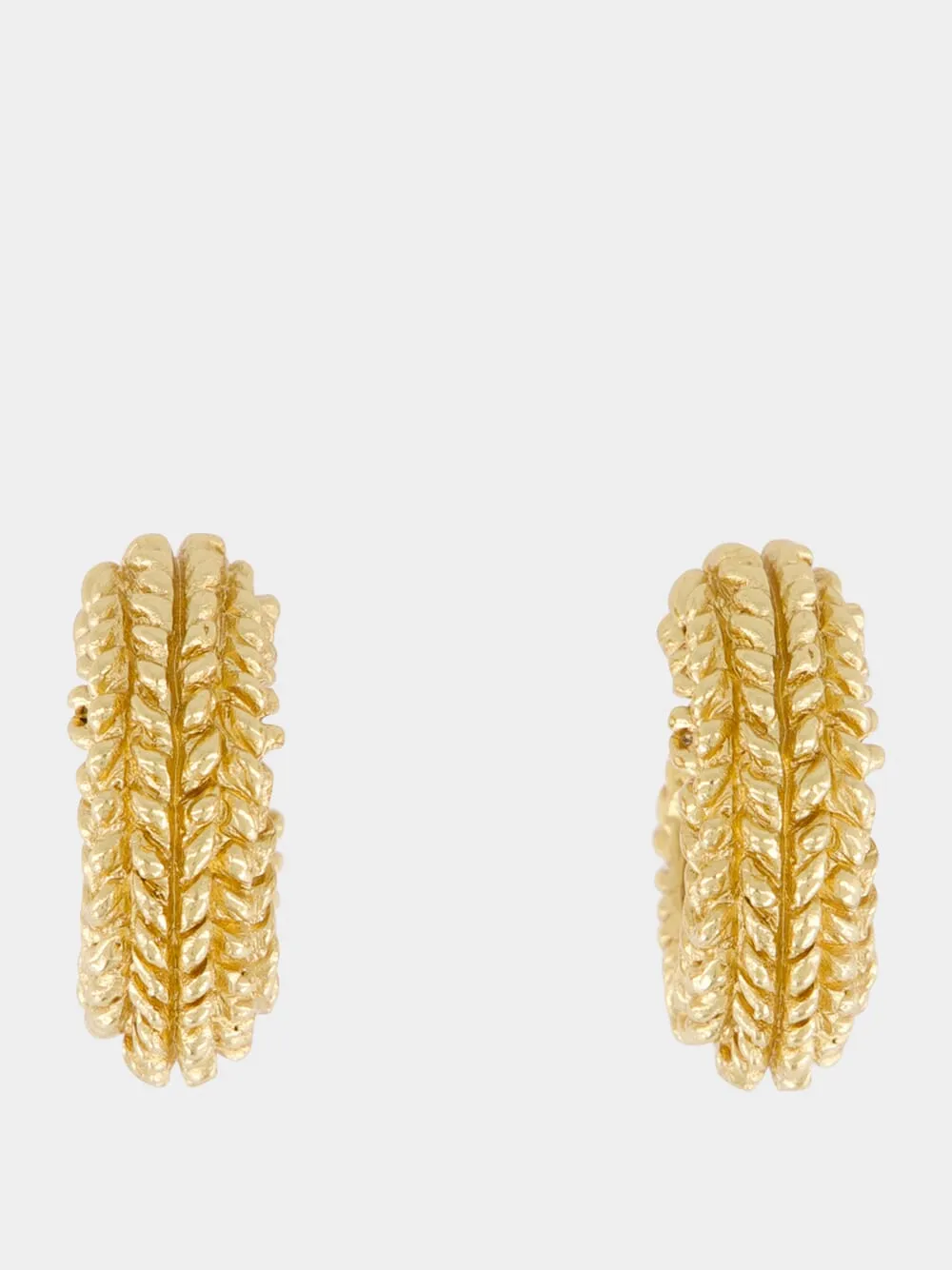 Gabby 18k Gold Plated Hoop Earrings sold by Fashion Clinic