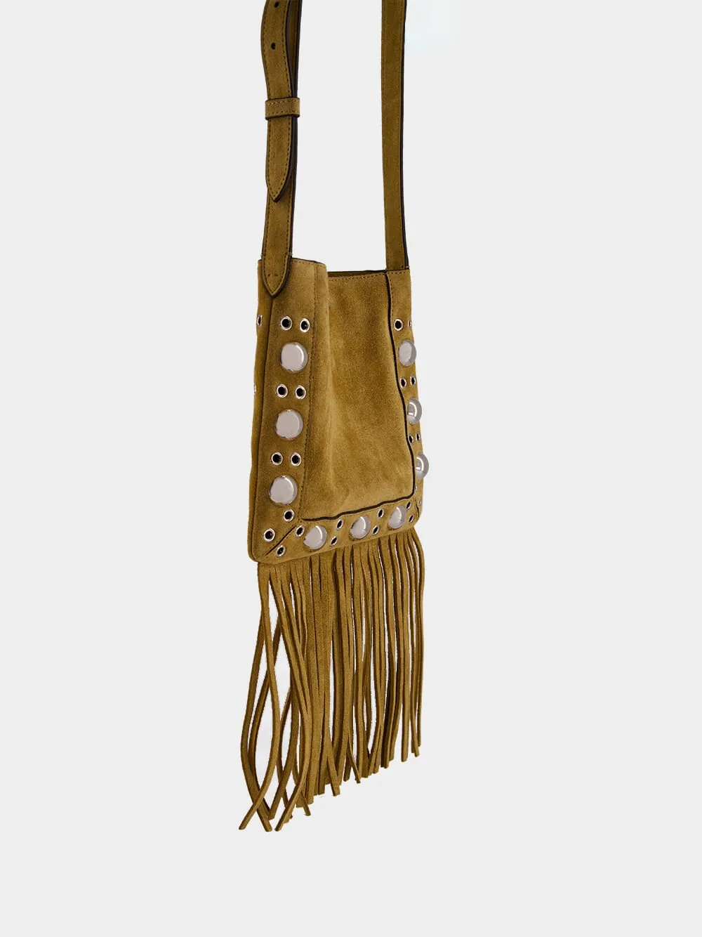 Havana Beige Nellcôte Suede Shoulder Bag sold by Fashion Clinic product image thumbnail 2