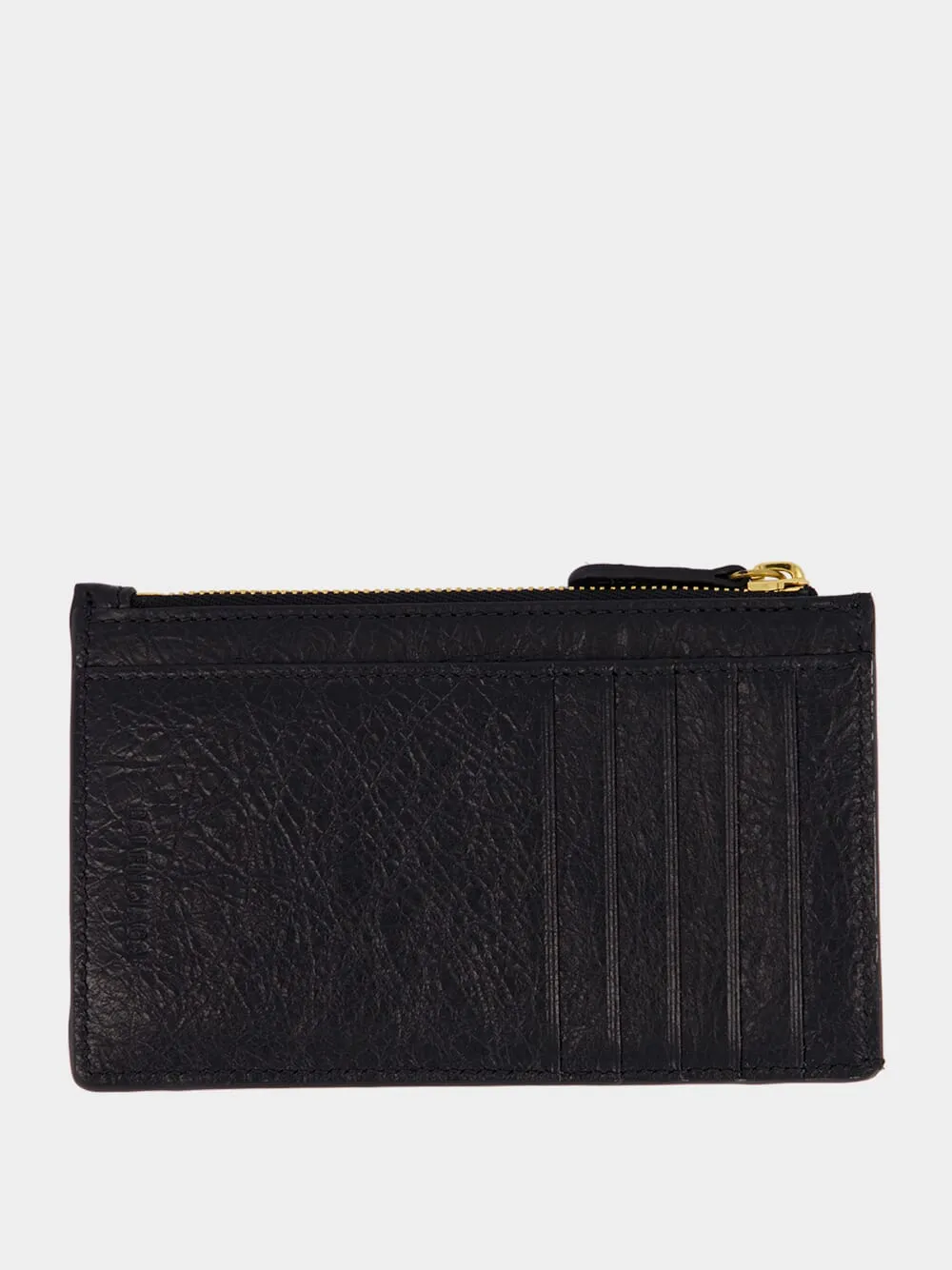 Le City Black Lambskin Card Holder sold by Fashion Clinic product image thumbnail 2