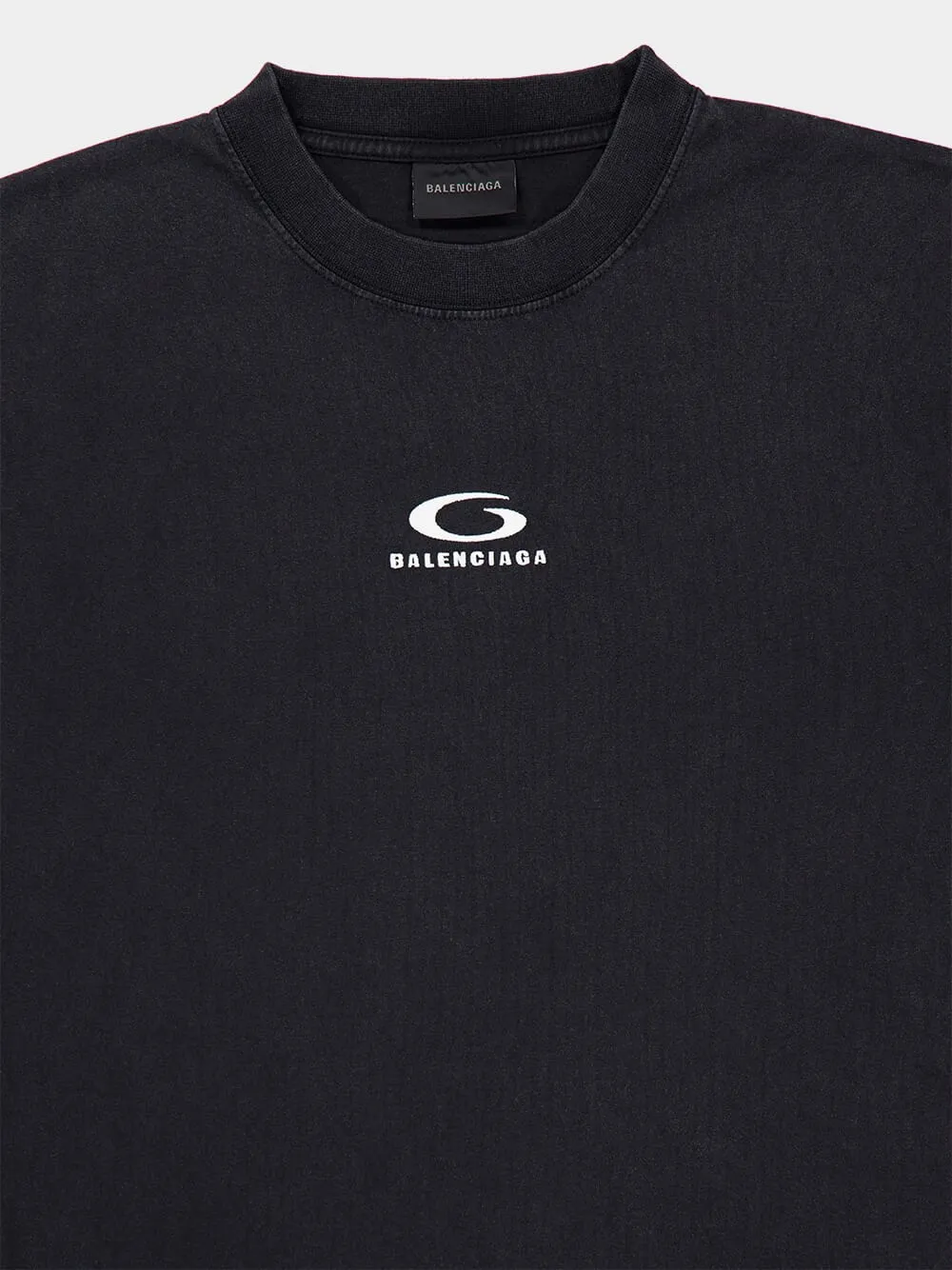 Faded Black Hybrid Cotton T-Shirt sold by Fashion Clinic product image thumbnail 3