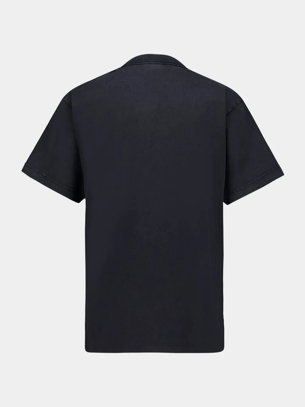 Faded Black Hybrid Cotton T-Shirt sold by Fashion Clinic product image thumbnail 2