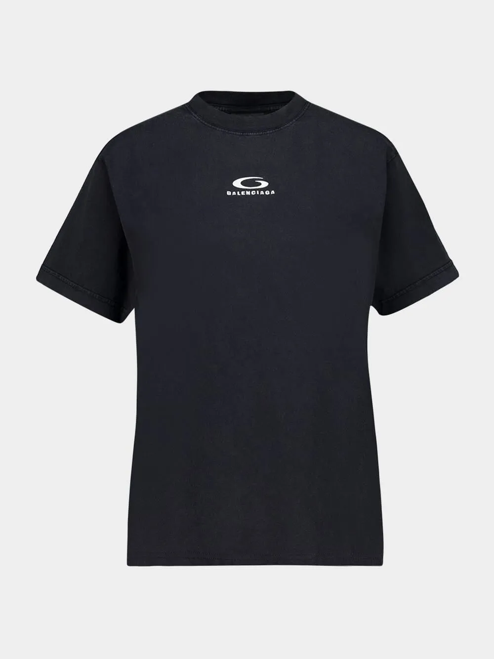 Faded Black Hybrid Cotton T-Shirt sold by Fashion Clinic