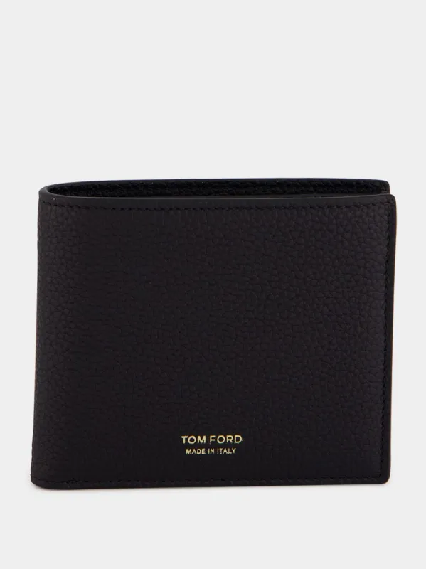 Black Grain Leather Classic Bifold Wallet sold by Fashion Clinic