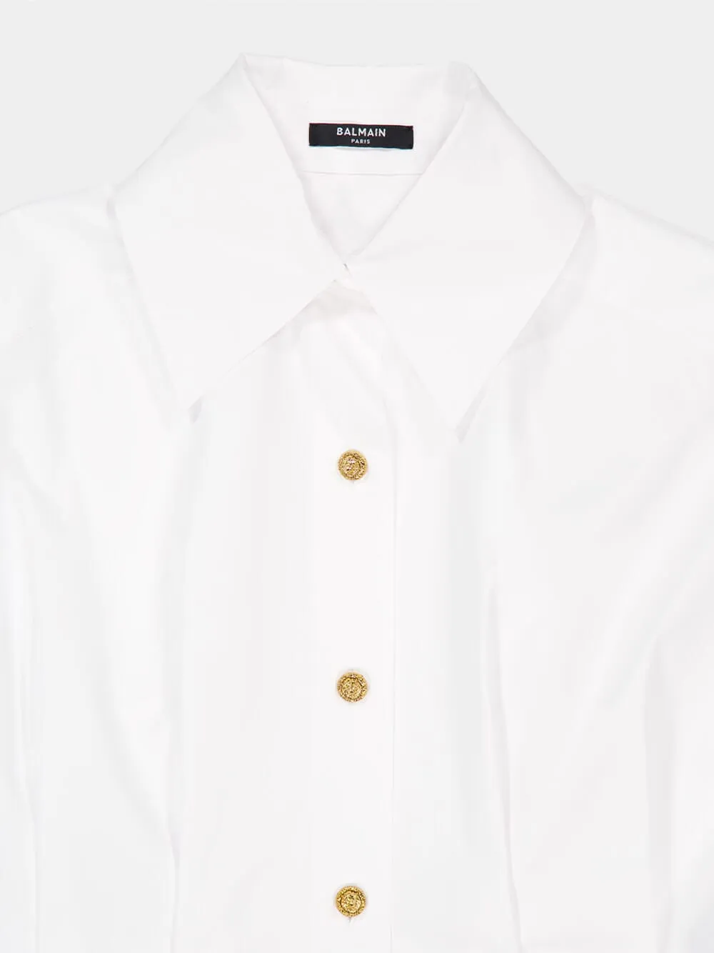 White Poplin Shirt Dress sold by Fashion Clinic product image thumbnail 5