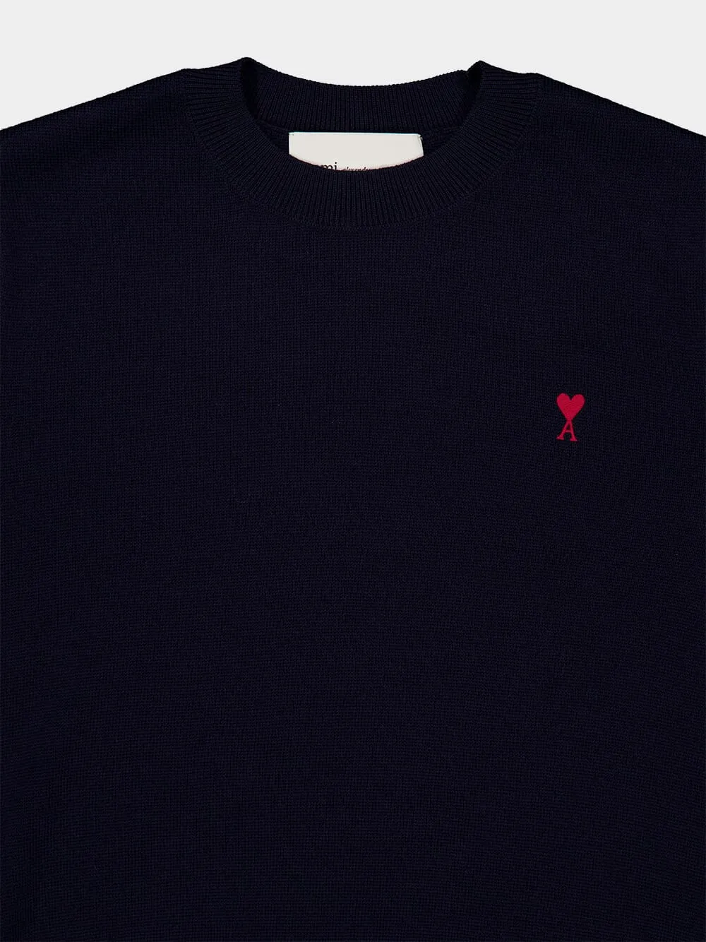 Navy Blue Ami De Coeur Wool Sweater sold by Fashion Clinic product image thumbnail 5