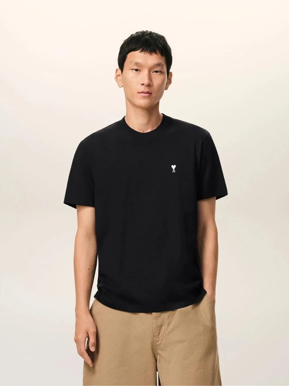 Black Ami De Coeur Cotton T-Shirt sold by Fashion Clinic product image thumbnail 2