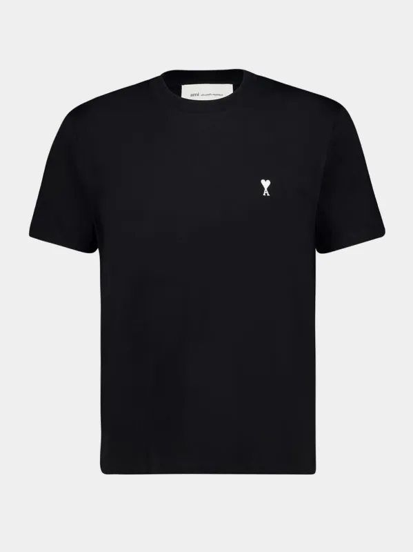 Black Ami De Coeur Cotton T-Shirt sold by Fashion Clinic