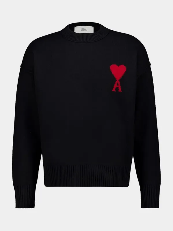 Black Ami De Coeur Wool Sweater sold by Fashion Clinic