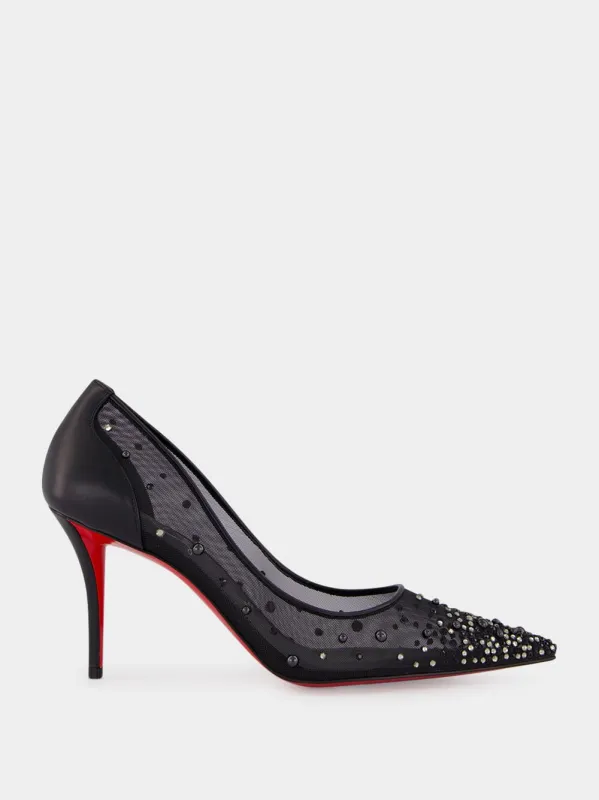 Black Miss Z 80 Degrastrass Perla Pumps sold by Fashion Clinic