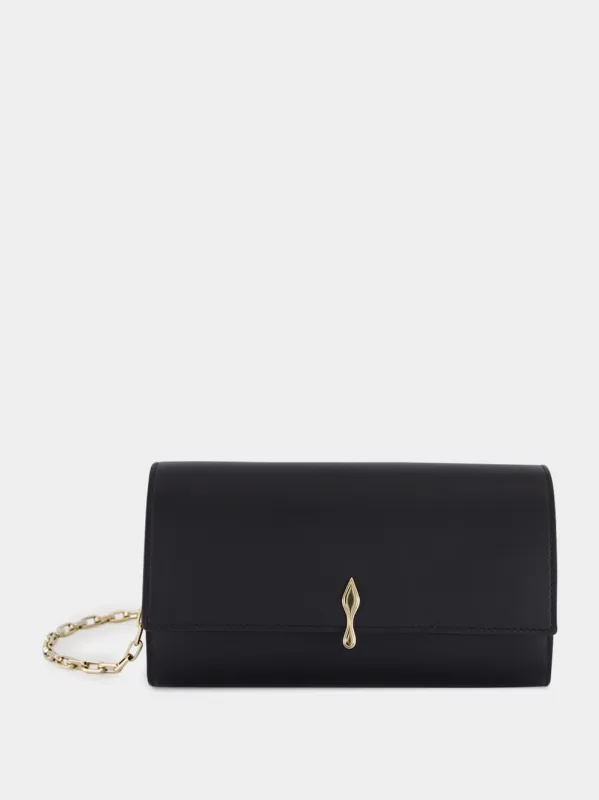 Black Bettina Wallet on Chain sold by Fashion Clinic