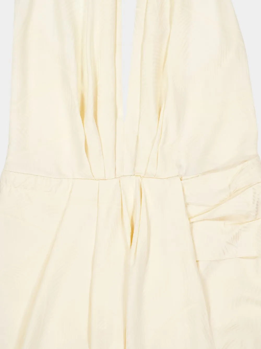 Wildly Beautiful Ecru Halter Dress sold by Fashion Clinic product image thumbnail 5