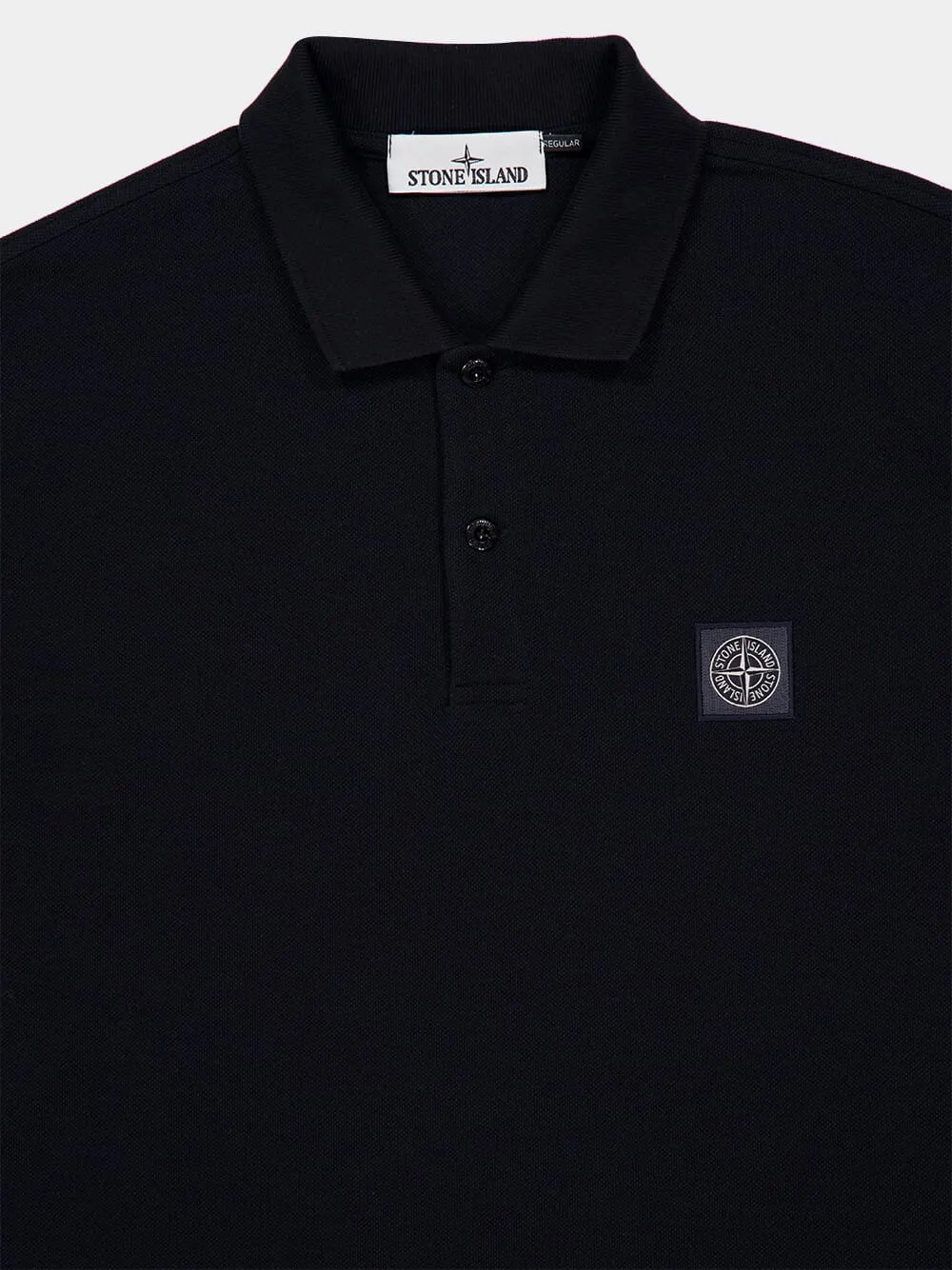 Navy Blue 50/2 Organic Cotton Piqué Polo sold by Fashion Clinic product image thumbnail 3