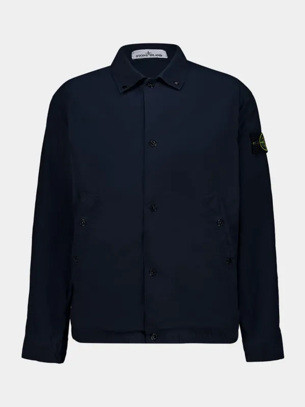 Navy Blue Light Compact Touch Poly-TC Coach Jacket sold by Fashion Clinic