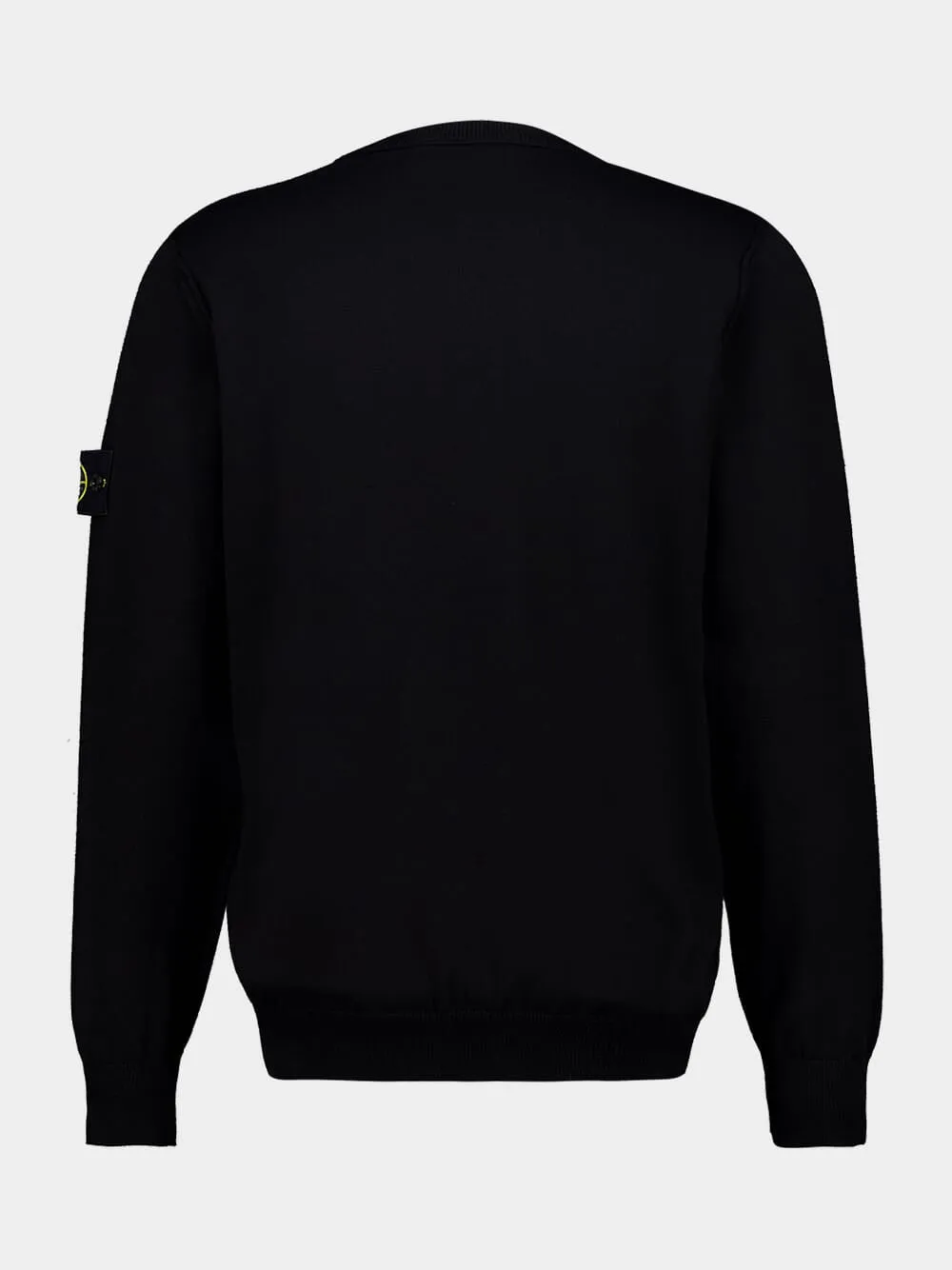 Black Soft Organic Cotton Crewneck Jumper sold by Fashion Clinic product image thumbnail 2