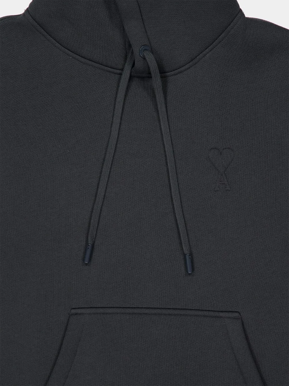 Anthracite Grey Embossed Hooded Sweatshirt sold by Fashion Clinic product image thumbnail 3