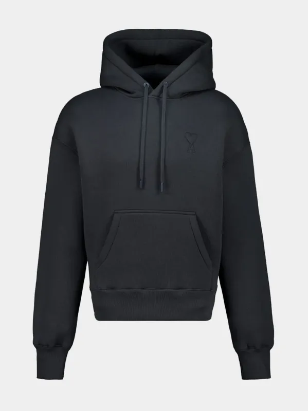 Anthracite Grey Embossed Hooded Sweatshirt sold by Fashion Clinic