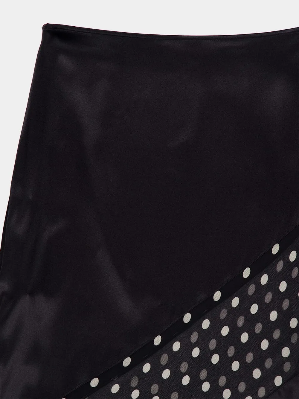 Black Silk Mermaid Maxi Skirt sold by Fashion Clinic product image thumbnail 5