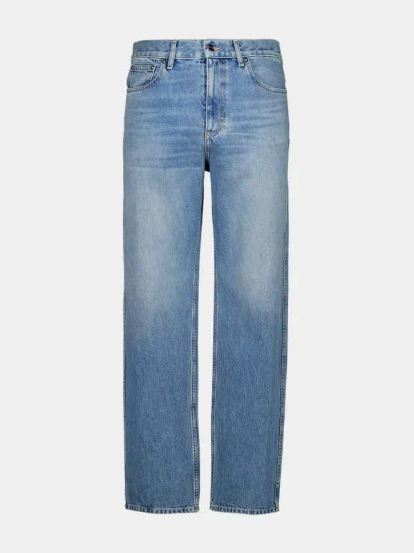 Light Blue Slim Fit Denim Jeans sold by Fashion Clinic