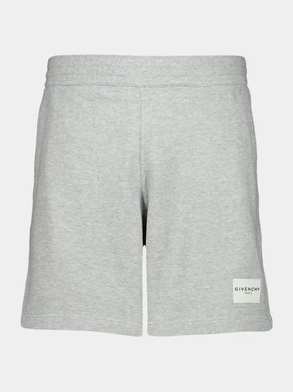 Light Grey Fleece Couture Bermuda Shorts sold by Fashion Clinic