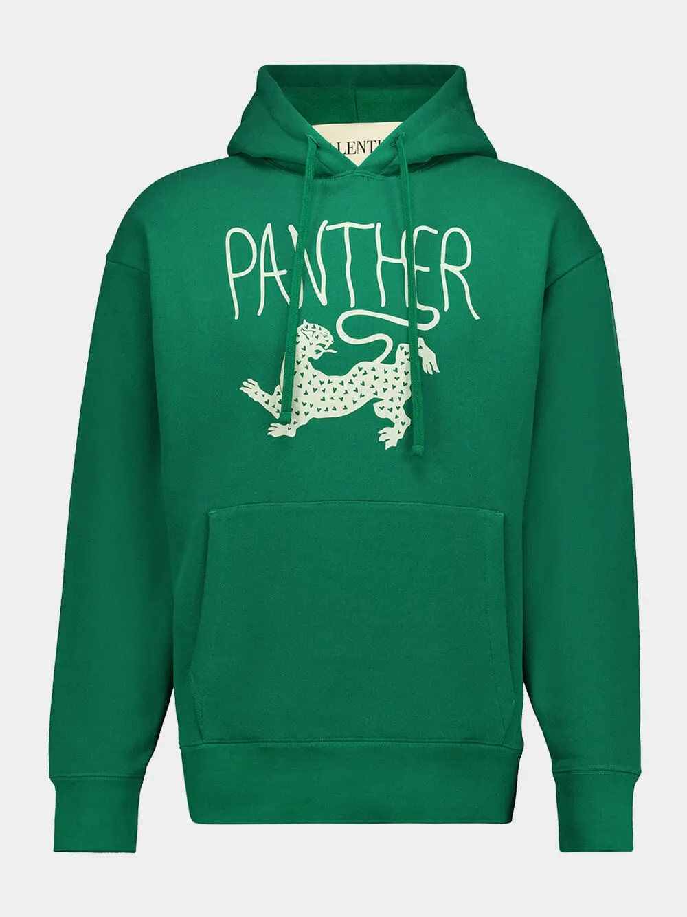 Forest Green Panther Hooded Sweatshirt sold by Fashion Clinic