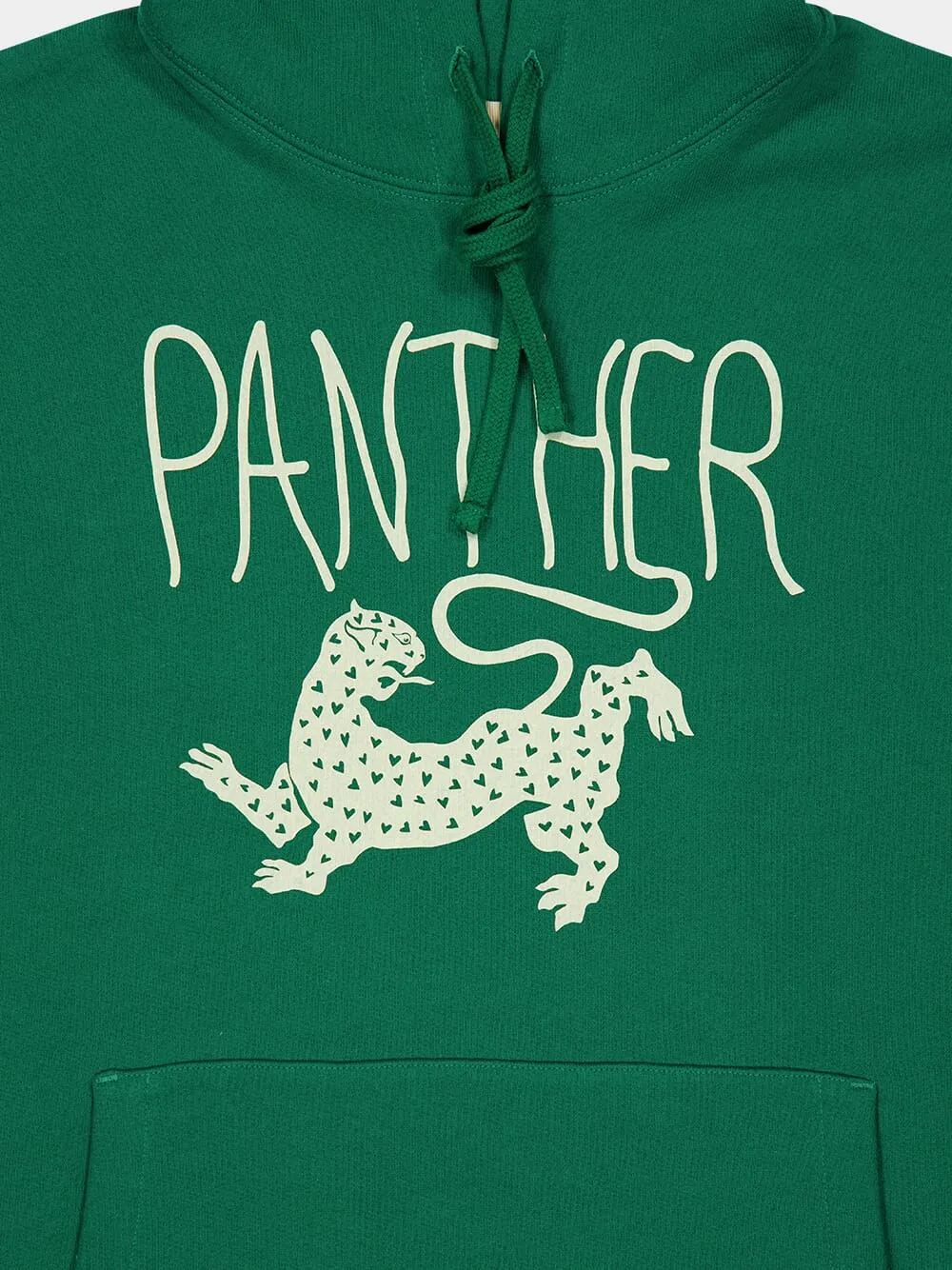 Forest Green Panther Hooded Sweatshirt sold by Fashion Clinic product image thumbnail 3