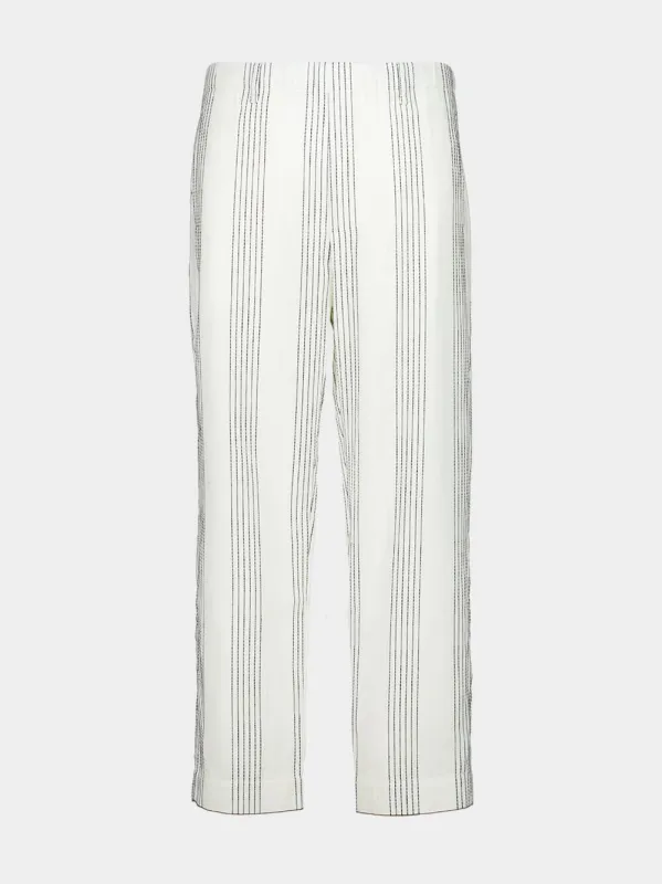 Off-White Stripe Resort Trousers sold by Fashion Clinic
