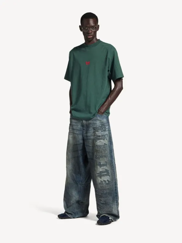 Laurel Dark Green Medium-Fit T-Shirt sold by Fashion Clinic