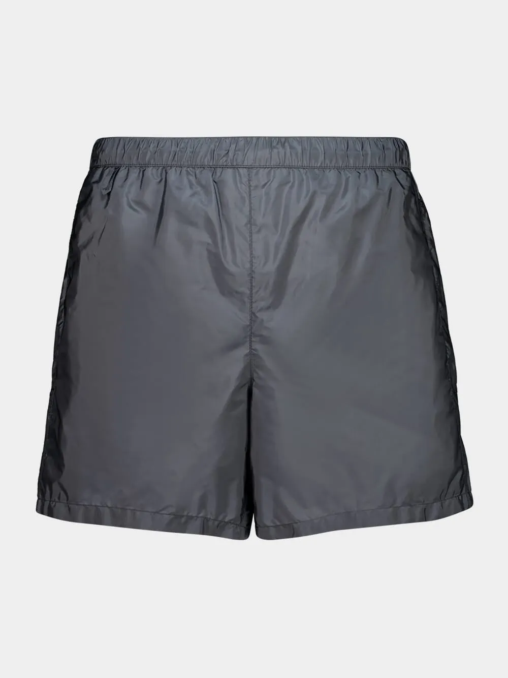 Grey Recycled Polyamide Swimming Shorts sold by Fashion Clinic