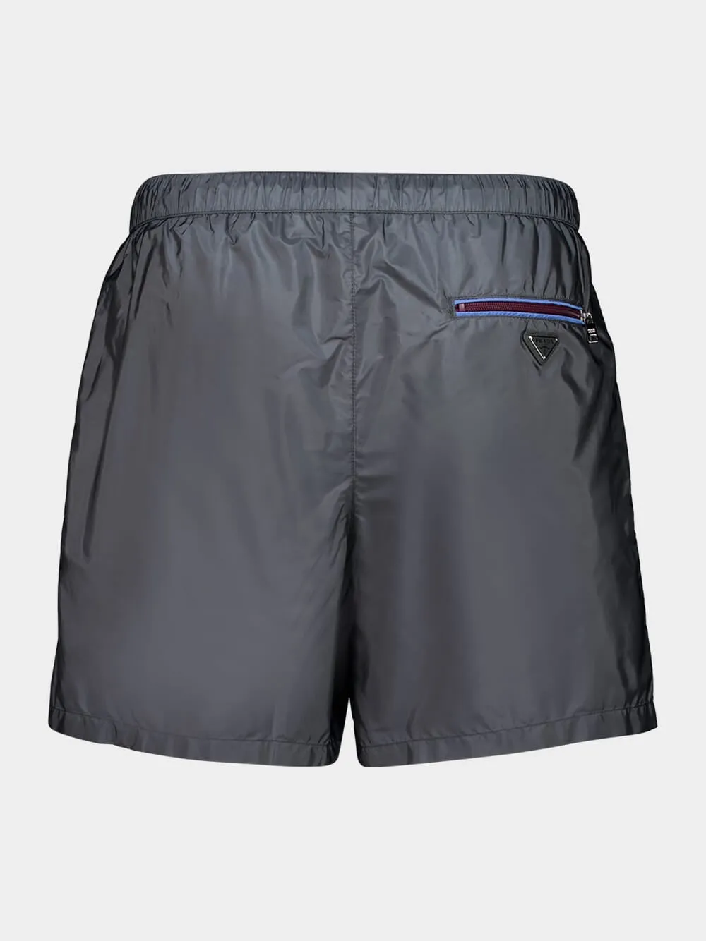 Grey Recycled Polyamide Swimming Shorts sold by Fashion Clinic product image thumbnail 2