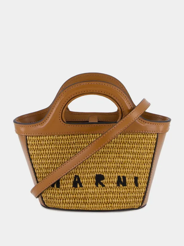 Tropicalia Micro Bag in Raw Sienna sold by Fashion Clinic