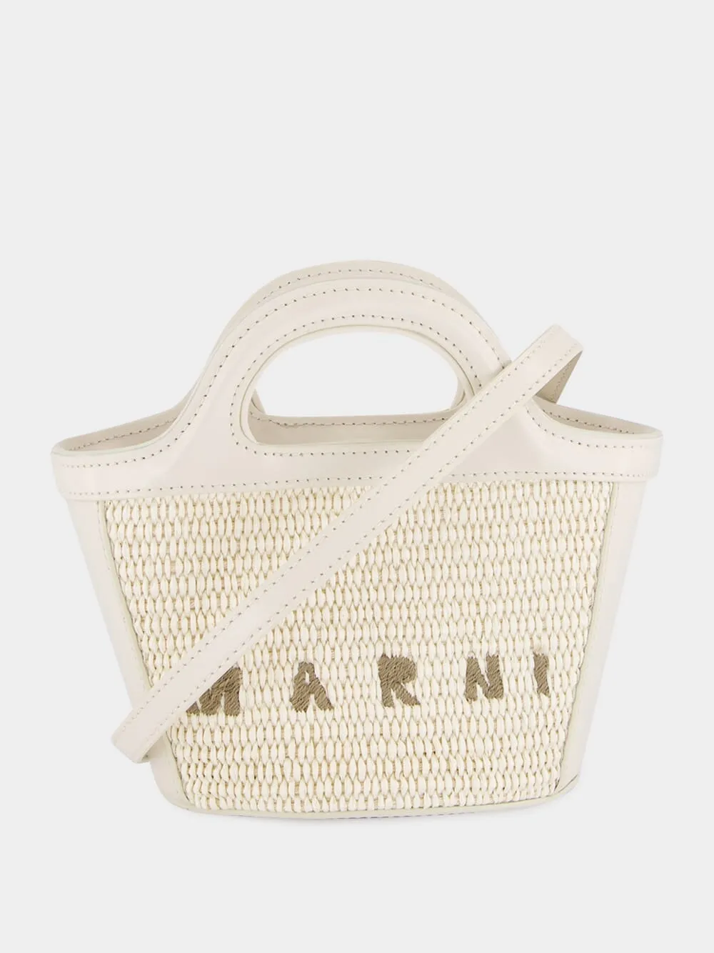 Tropicalia Micro Bag in Shell White sold by Fashion Clinic