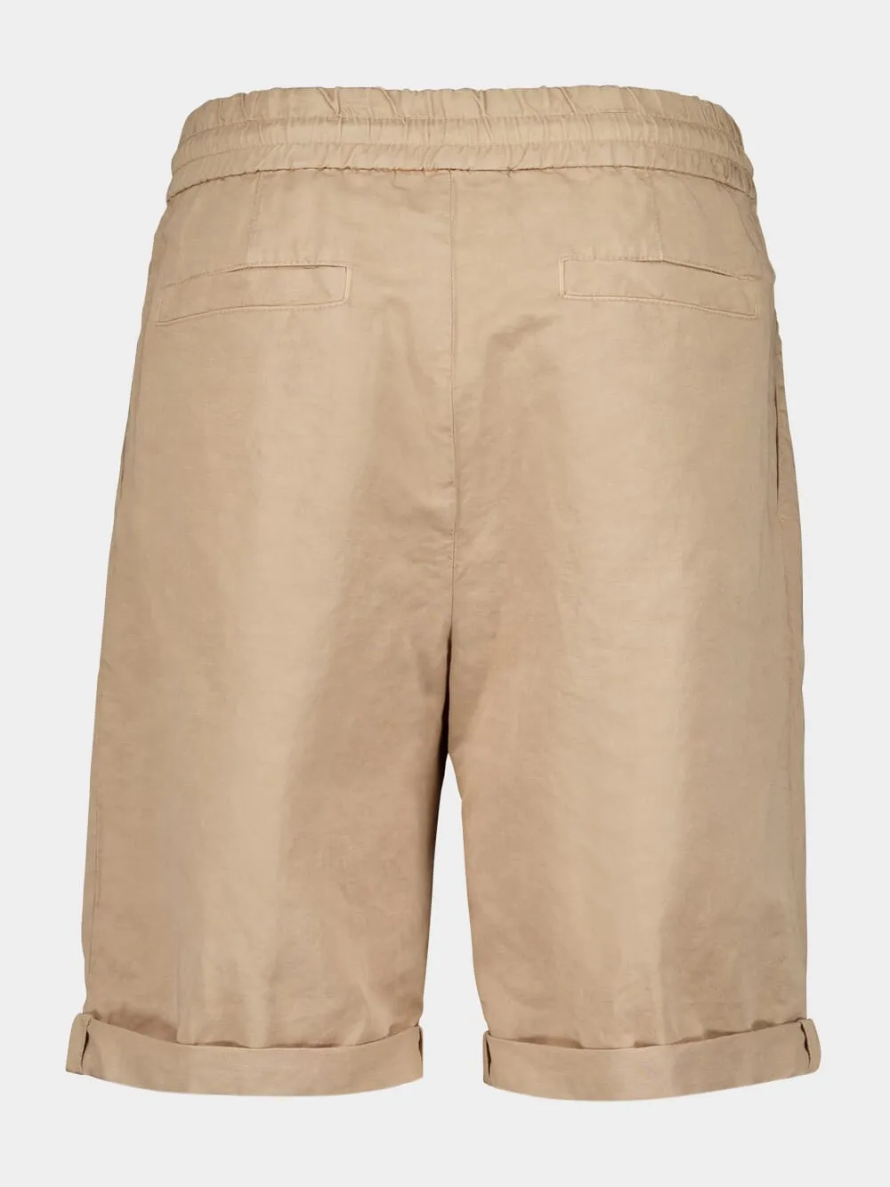 Twisted Linen Bermuda Shorts sold by Fashion Clinic product image thumbnail 3